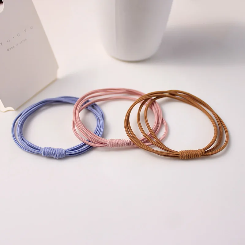 

Simple Hair Rope Handmade Hair Band Hair Rubber Band Korean Version Ins Head Rope Female Online Celebrity