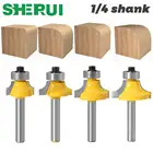 Фреза с хвостовиком 14 дюйма, с круглым концом, 1 шт.