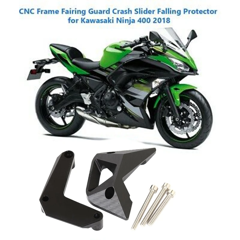 

NEW-Motorcycle Accessories Guard From Engine Protective Cover Fairing Guard Sliders Crash Pad for Kawasaki Z900 Z1000