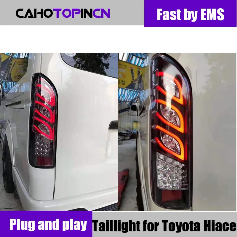 Автомобильный Стайлинг задний фонарь светильник s для Toyota Hiace 200 серии 2005 2018