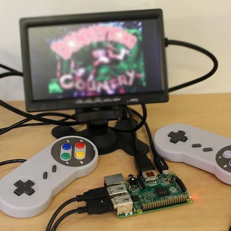 Новинка 2019 Raspberry Pi 3 Model B + С игровым комплектом Премиум прозрачный чехол А Блок