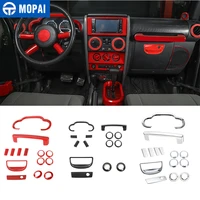 mopai car dashboard steering wheel speaker interior decoration cover kit accessories for jeep wrangler jk 2007 2008 2009 2010