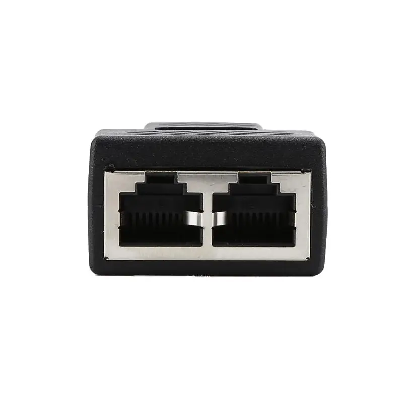 Новейшая модель RJ45 сплиттер адаптер отклонения в размерах на 1 2 двойной женский