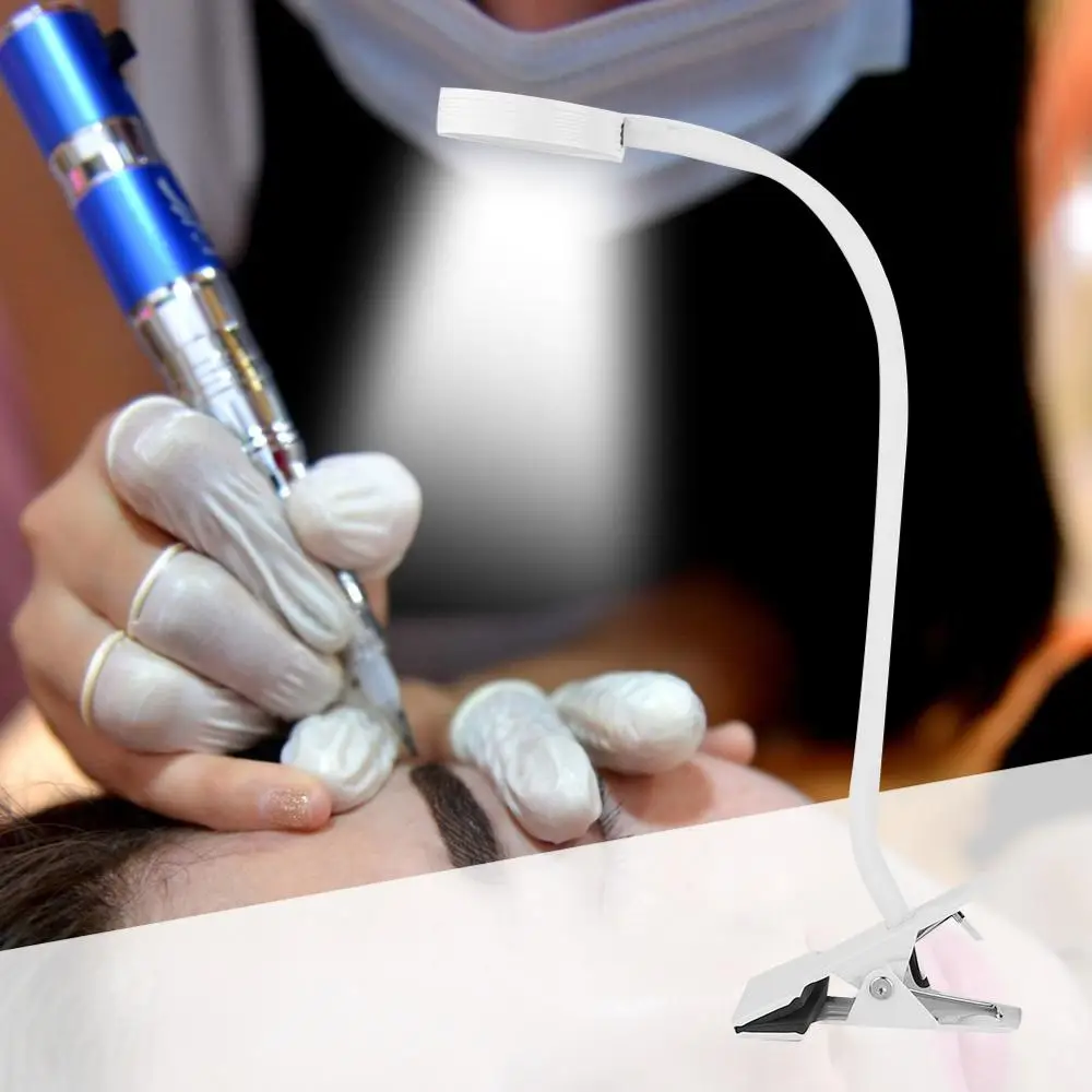 USB светодиодный включения/выключения зажим татуировки лампа Защита глаз