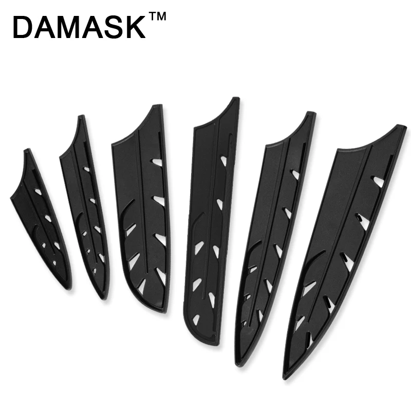 Чехол для ножа из Дамаска черные пластиковые чехлы ножей чехол нержавеющей стали
