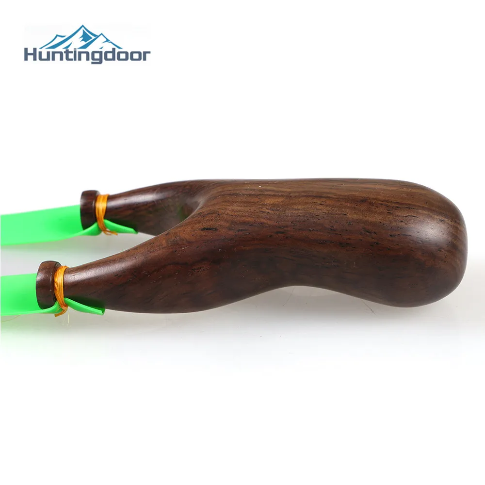 

Sandalwood Slingshot Set Black Slingshot Bag With Magnet Pill Flat Rubber Band Outdoor Hunting Slingshot Portable Set