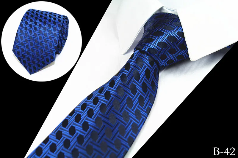Новый тонкий роскошный галстук Ricnais из 100% шелка жаккардовые тканые галстуки для