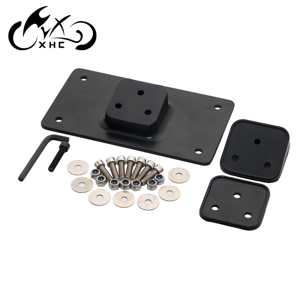 Черный/хром одежда высокого качества рамка номерного знака Монтажный кронштейн