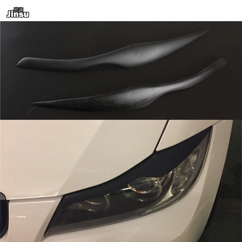 Волоконные стеклянные фары Брови Веки автомобильные наклейки для BMW E90 LCI