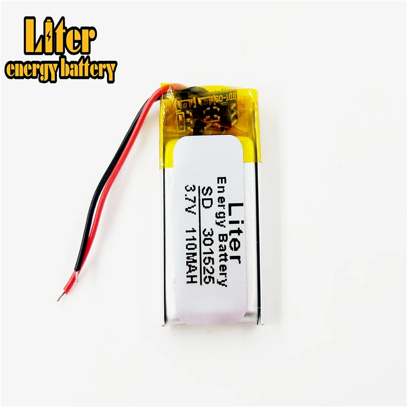 

3.7V lithium polymer battery 031525 301525 110mah MP3 MP4 Bluetooth headset