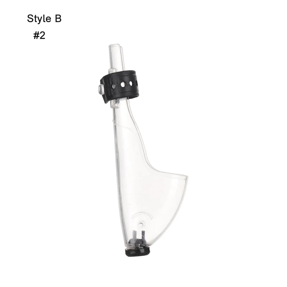Style B2 1 шт., 4 стиля, прочное Прозрачное пластиковое рыболовное удилище, колпачок для защиты полюса, защитная крышка s Rod Hat, направляющая для удочки, аксессуары - Цвет: Style B2