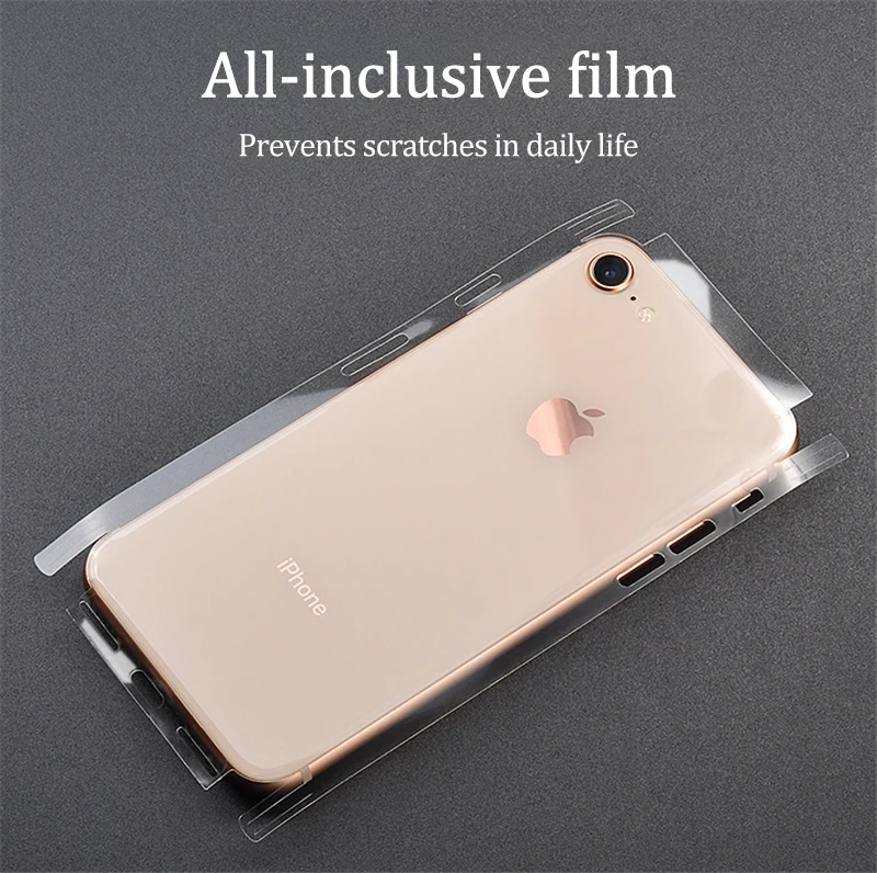 Гидрогели прозрачный маслостойкий стикер для iPhone 11 6 6S 7 8Plus X Xr Xs Max наклейка на заднюю панель декоративная наклейка s протектор
