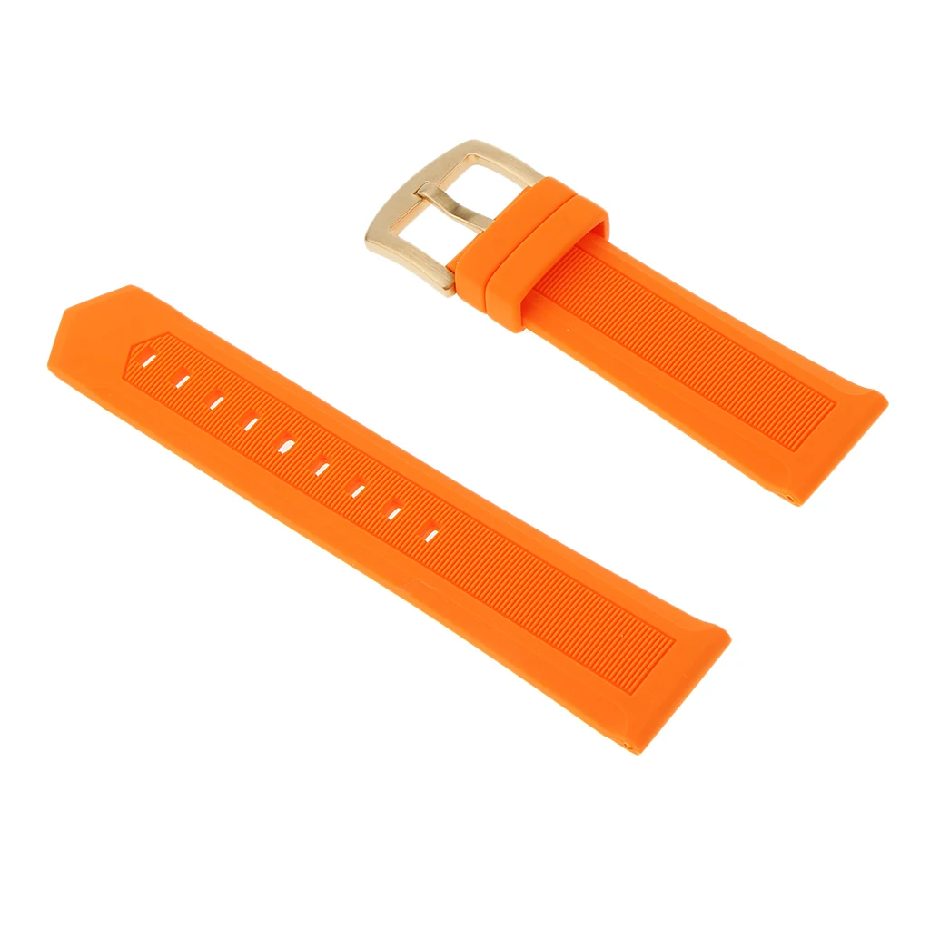 

Silicon Watch Band 19,20, 21,22mm Wristwatch band Strap Replacement