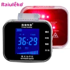 Наручные часы 650nm для лазерной терапии, наручные часы для диабетиков LLLT для лечения ринита, тромбоза, холестерина, гипертонии, лазерная терапия