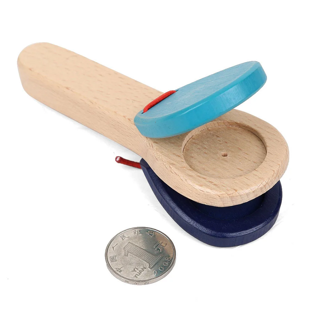 Детская ручная Хлопушка деревянная перкуссия игрушка детский музыкальный