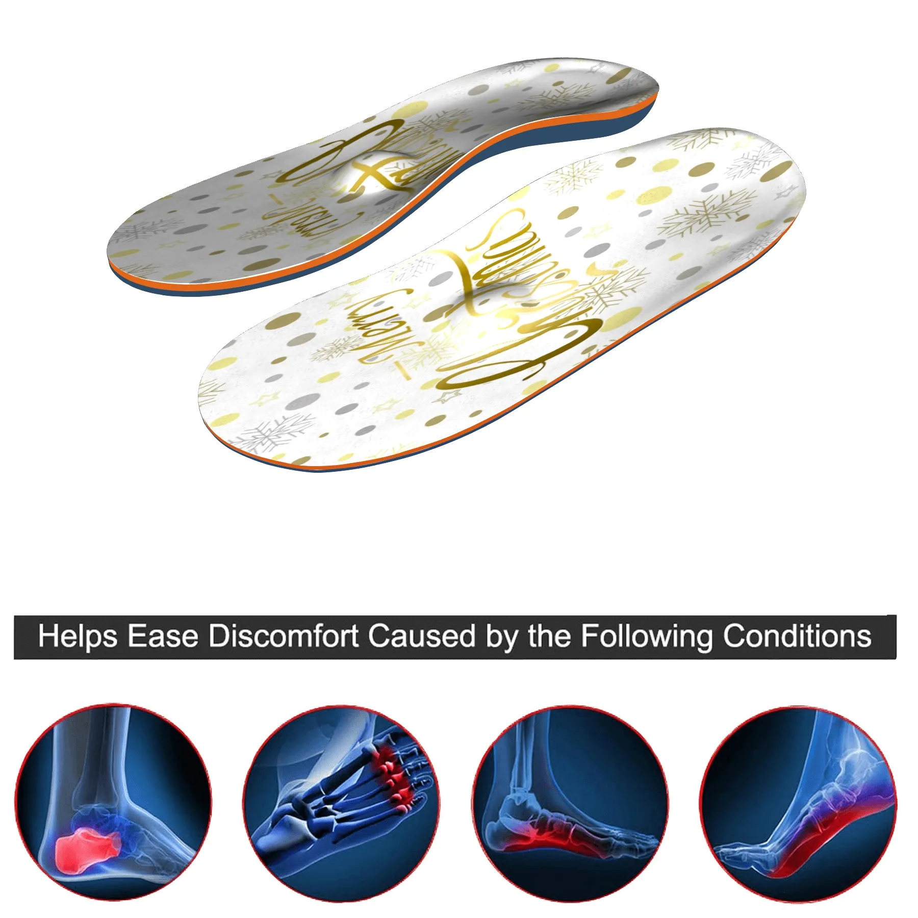 Flat foot heel pain relief orthopedic arch support insole insole plantar fasciitis orthopedic insole for men