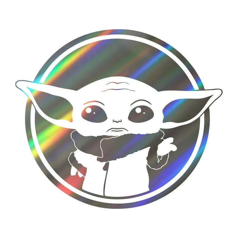 Hasbro Звездные войны мандалор малыш йода ПВХ Мультяшные Наклейки Скейтборд