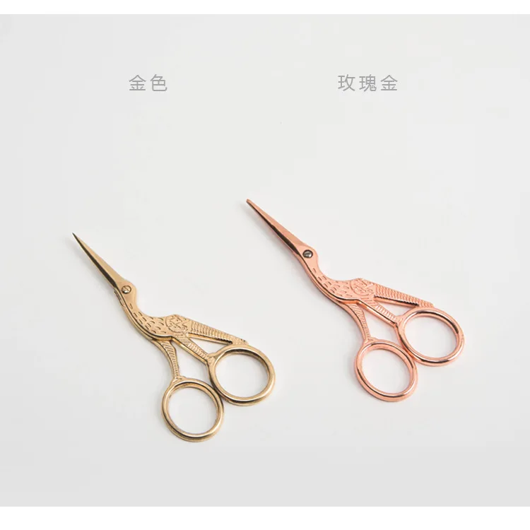 1Pcs Stainless Steel Sharp Handicraft Cut Craft DIY Shear Student Office Snip Scissor Household Paper School Stationary