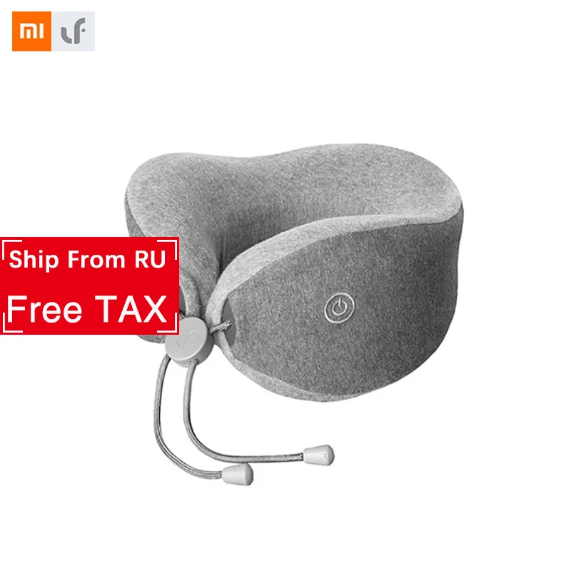 Оригинальная Массажная подушка для шеи Xiaomi LF u-образной формы, массажер для расслабления мышц, расслабляющий массажер, подушка для сна, для офиса, путешествий, отдыха