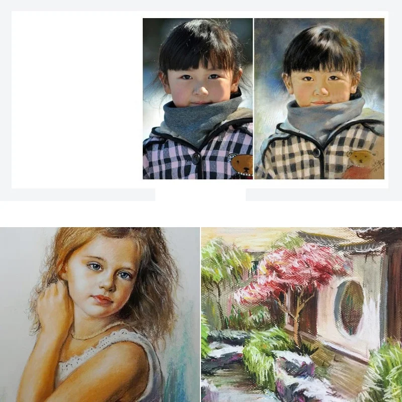 Мягкая Пастельная краска карандаш Simbalon 24 цвета среднего размера карандаши