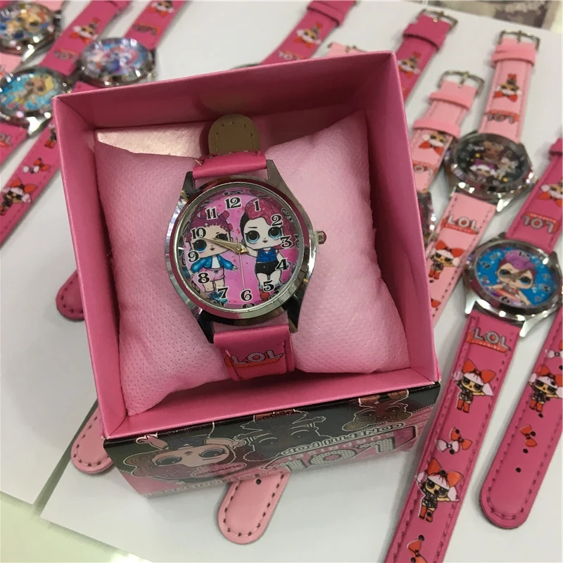 Lol сюрприз кукла рулоны силиконовые часы детские с изящной девочкой Мультяшные