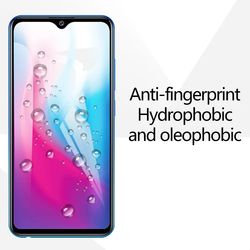 2 шт. 9H полное покрытие закаленное стекло для Vivo Y91 Y93 Y95 Y97 Y81 Защитная пленка Y 91 93 95
