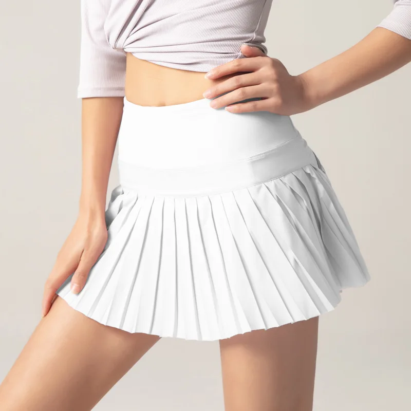 

Summer Sports Fitness Shorts Women Outdoor Quick-Drying Skirt Pants Running Breathable Gym Short Skirt Pleated Skirt