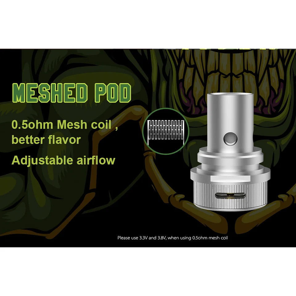 Vape Pod Kit Vapefly Jester 1000mAh 2ml Mesh Rebuildable Dripping kit electronic cigarette vape vs zero pod/Caliburn | Электроника