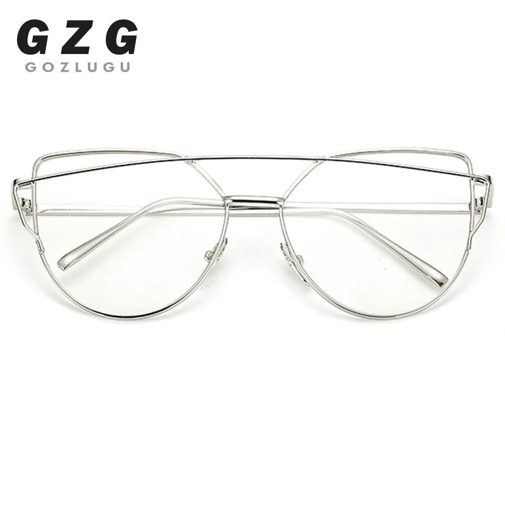 

Spectacle Gold Frames Eye Clear Lens Glasses Frame Women Optical Cat Eye Eyewear Eyeglasses Glasses for Women Gift 2019