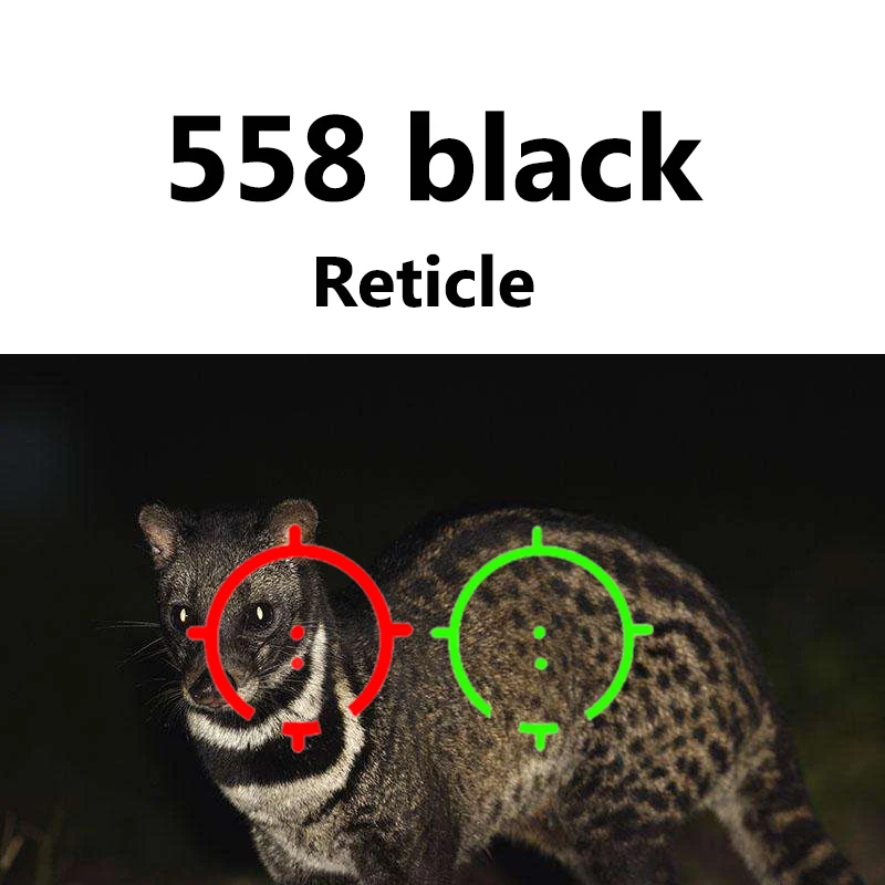 Голографическая 552 красная точка зрения 558 Коллиматорный прицел и зеленая