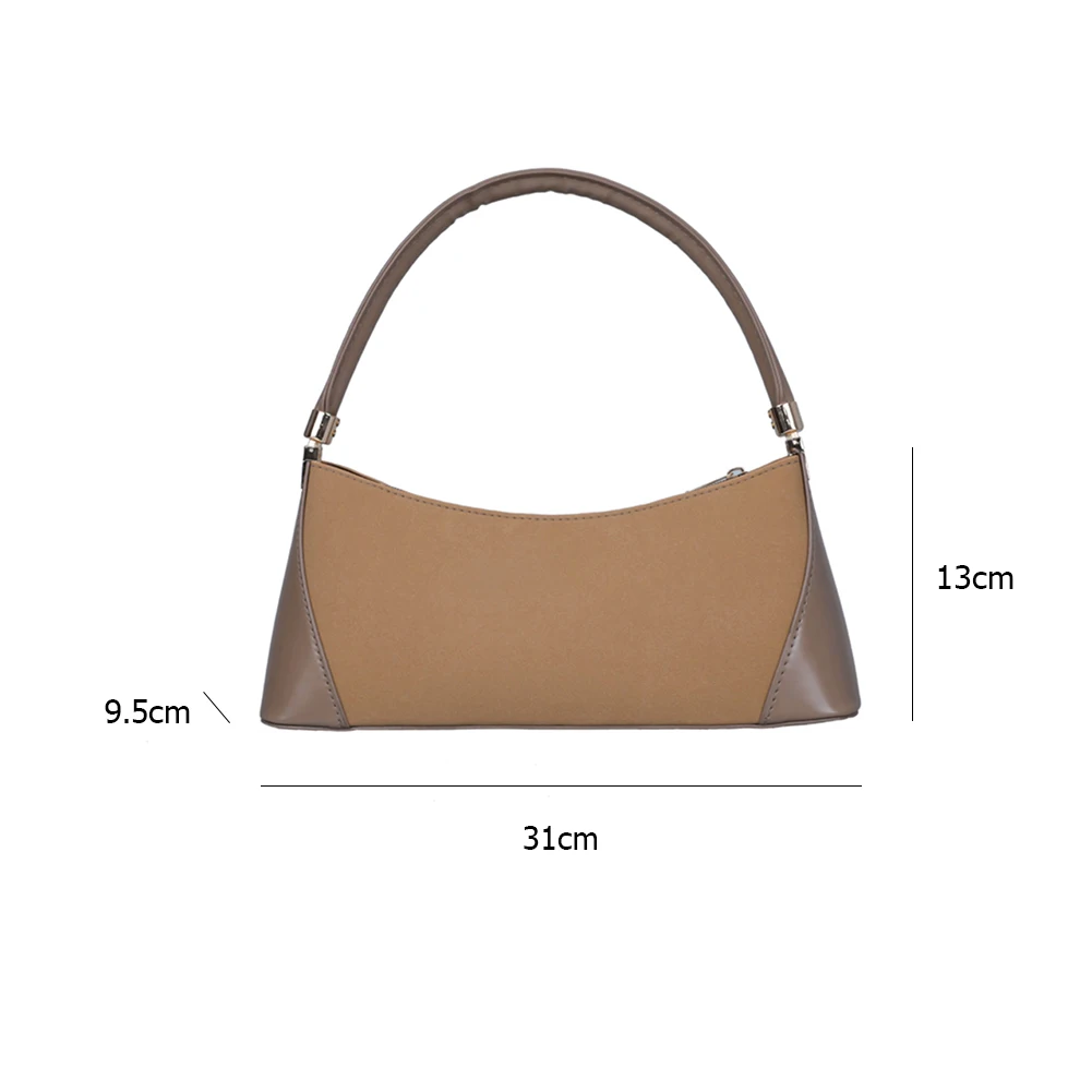 

Popular Simple Female Daily Bag Casual Solid PU Leather Women Handbag Totes Female Small Zipper Shoulder Bags