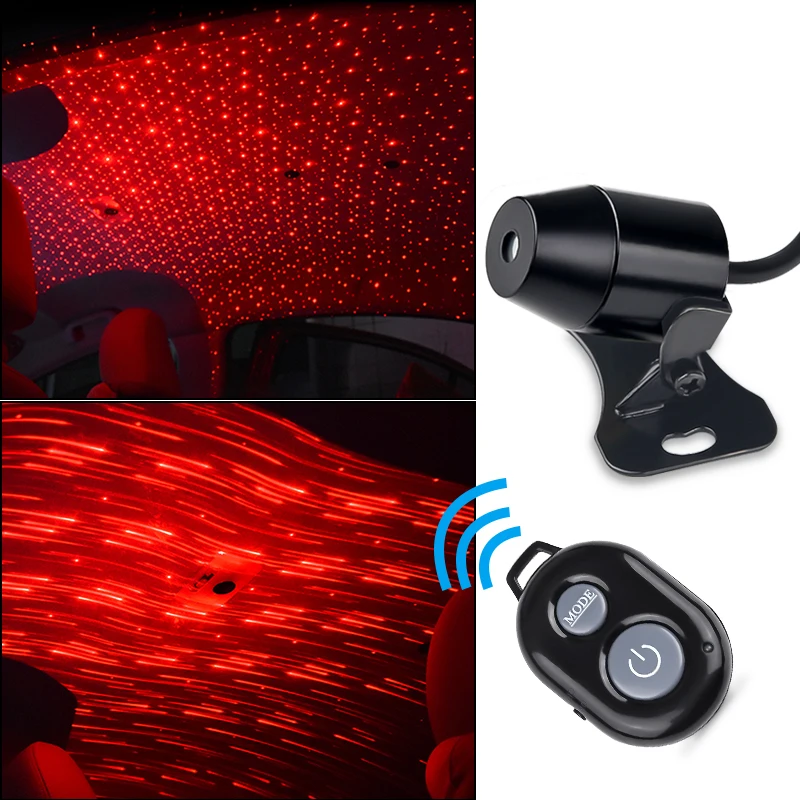 

Car USB Roof Night Light Projection Laser Atmosphere LED Starry Sky Light Car Interior Light Romantic Car Decoration Accessories