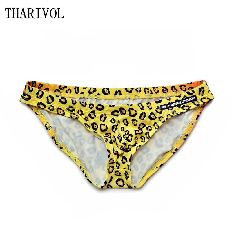 THARIVOL Трусы новые мужские Ультра Низкая Талия Сексуальные трусы Модные