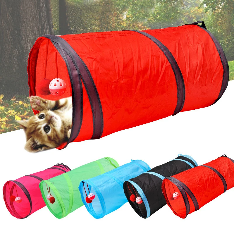 

Туннель для кошек в помещении, складной туннель для кошек, туннель для кошек, скучающие игрушки для домашних животных, игрушка для кошек, щен...