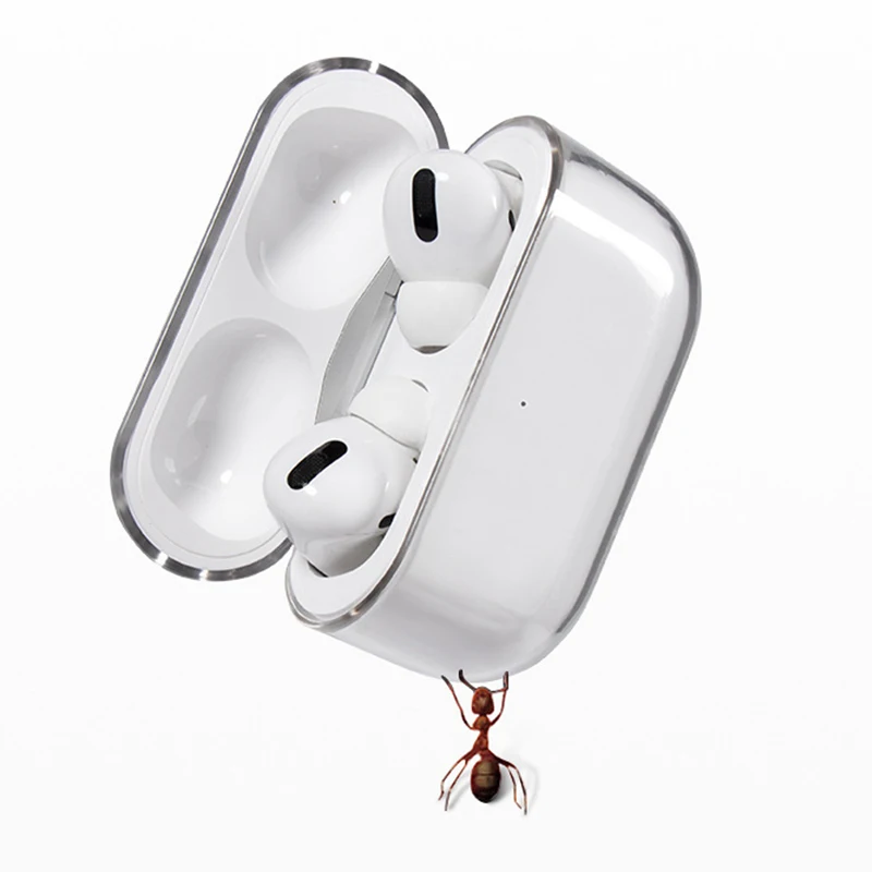 Водонепроницаемый противоударный чехол для AirPods 3 защитный Pro прозрачный