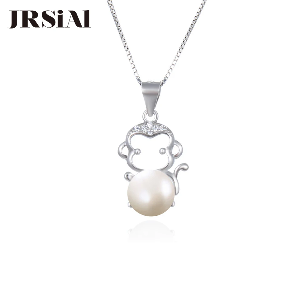 JRSIAL 925 пробы кулон с серебряным жемчугом креативная личность Зодиак обезьяна год