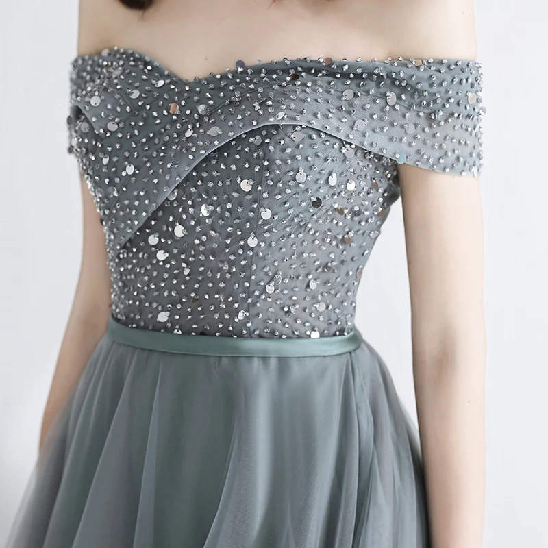SSYFashion 2019 новинка вечернее платье для банкета элегантное с вырезом &quotлодочка&quot