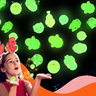 Kawaii Squishies Mochi мини-игрушки животные Милая светящаяся кошка детская взрослая снятие стресса день рождения