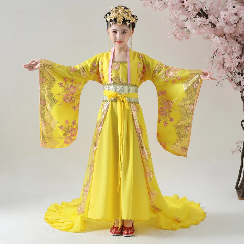 

Новые детские костюмы для девочек, тряпичная кушетка, Королевский дворец, старинная одежда, сказочный костюм для шоу, сценический костюм ха...