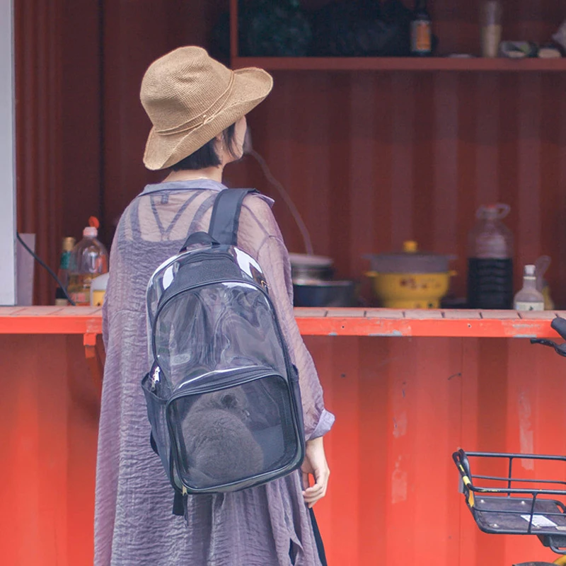 Сумка-переноска для домашних животных сумка рюкзак прозрачная кошка собака на