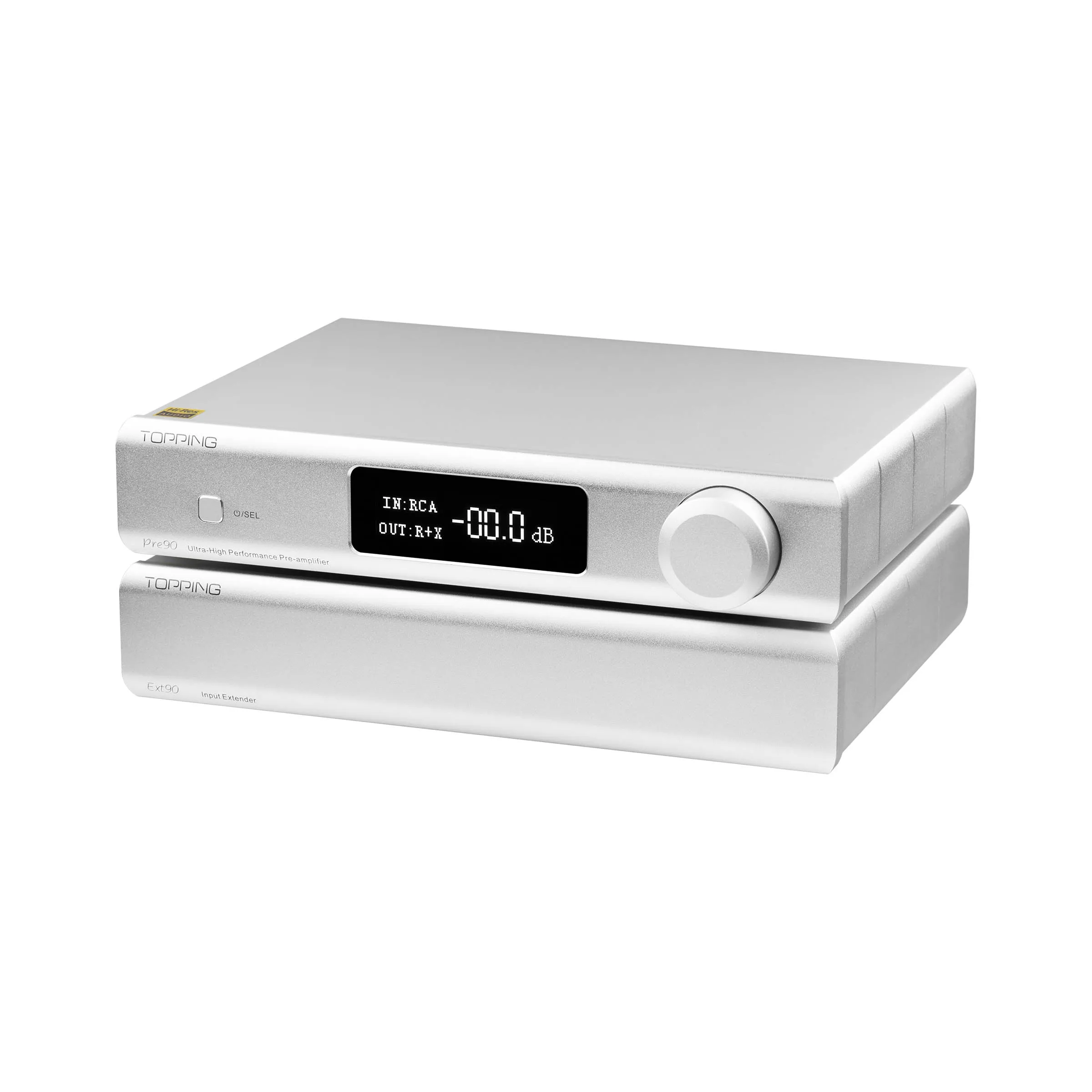 

TOPPING Pre90 EXT90 HiFi Preamplifier with NFCA Module, RCA XLR Outputs, Remote Control