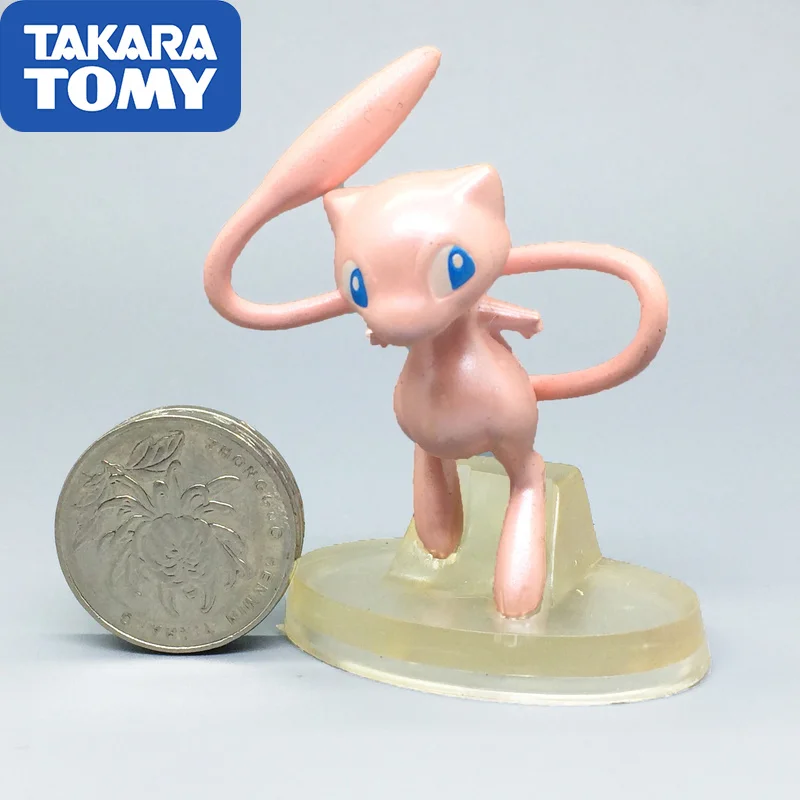 

TAKARA TOMY Genuine Pokemon Action Figure Pocket Monster Doll Japan Version Plated Mew Model ToyFor Children Toy Gifts