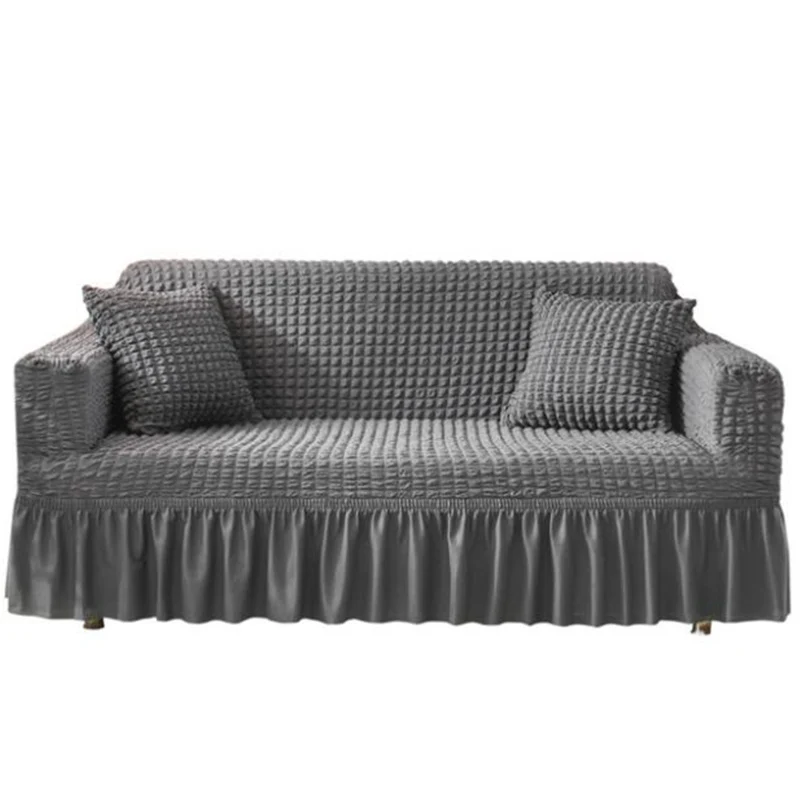 

3 Seater Sofa Cover With Rest Arm For Living Room Sofa Slipcovers Elegant Extendable Nordic Sofa Protector Bedroom Adjustable