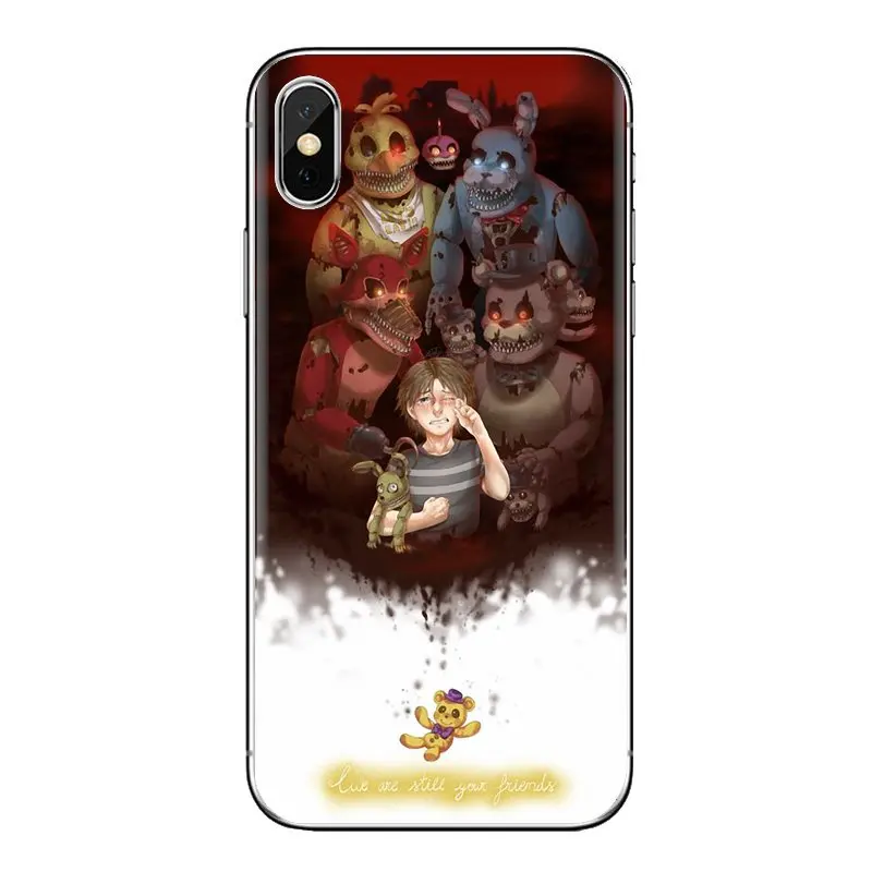 Для samsung Galaxy S2 S3 S4 S5 MINI S6 S7 edge S8 S9 Plus Note 2 3 4 5 8 Coque Fundas мягкие чехлы Five Nights At Freddy pizzeria |