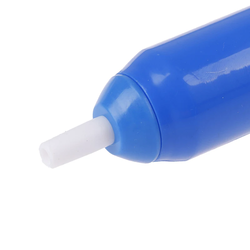 

1Pcs Removal Aluminium Solder Sucker Desoldering Pump Tool Blue Vacuum Soldering Iron Desolder Desoldering