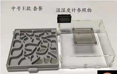 3D печать PLA Ant Nest новые муравьи фермы плоские акриловые муравьи мастерские насекомые клетки граня де гормигаз nid fourmis вилла ПЭТ мания - Цвет: E