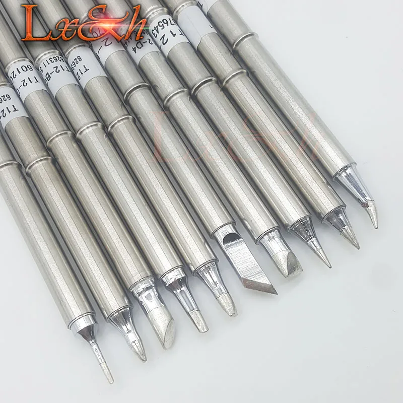 Наконечники паяльника серии T12 10 шт./лот для паяльной станции Hakko|tip holder|tip designs for