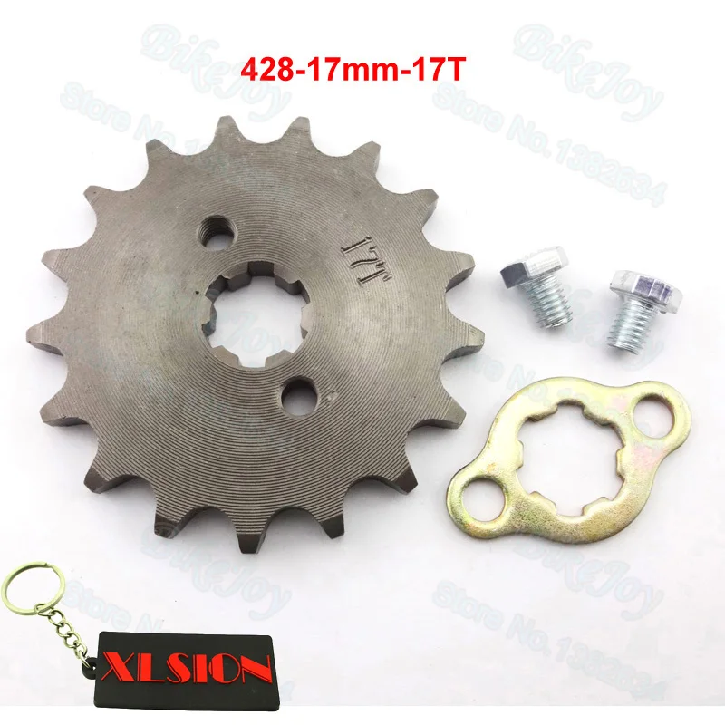 Передняя Звездочка двигателя 428 17 T Tooth мм ID для Stomp YCF Upower внедорожника ATV