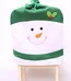 

Christmas Cute Happy Red Black Santa Snowman Hat Chair Back Party Santa Claus Hat Chair Covers Christmas Decoration Free Ship