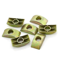 half mooncrescent nut washers for bunk bed cots furniture connecting screws assembly fittings color zinc plating m8